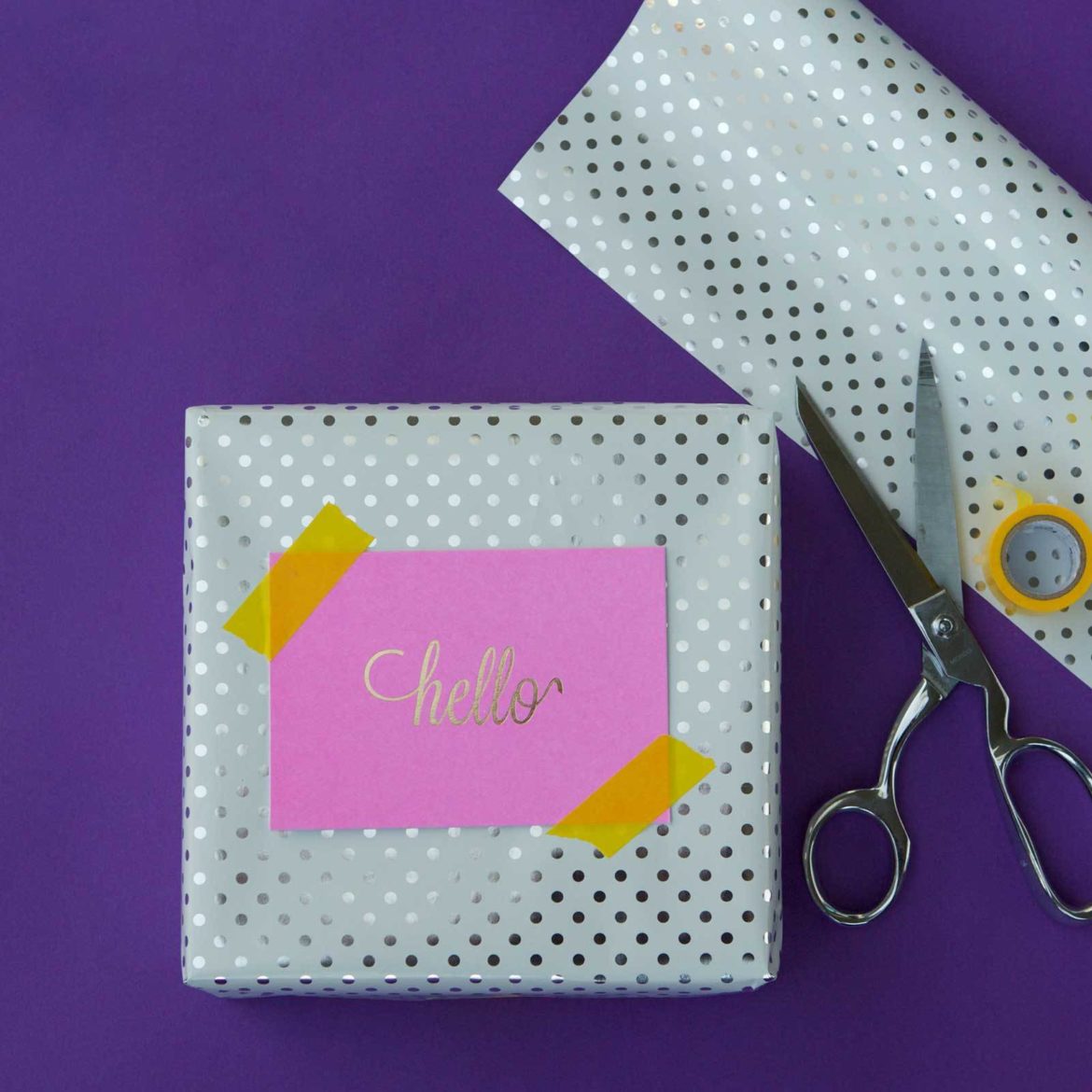 Last Minute Gift Wrap Alert! DIY Washi Tape Wrapping Paper - Brit + Co