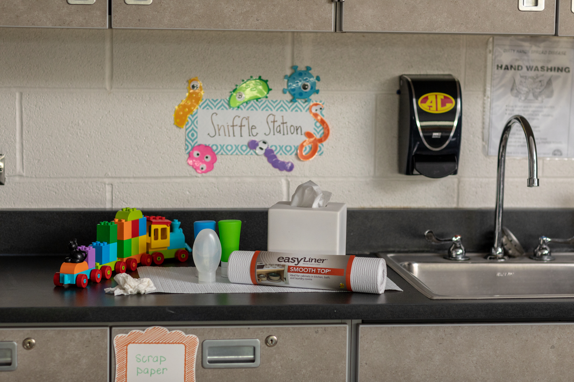 Cabinet and Drawer Liner Makeover with Duck Tape®