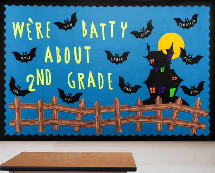 Fun halloween decoration board ideas for your office or classroom