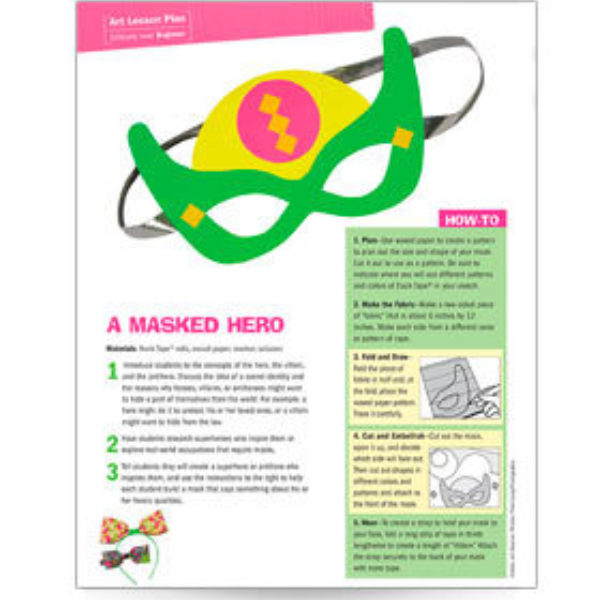 A Masked Hero Lesson Plan