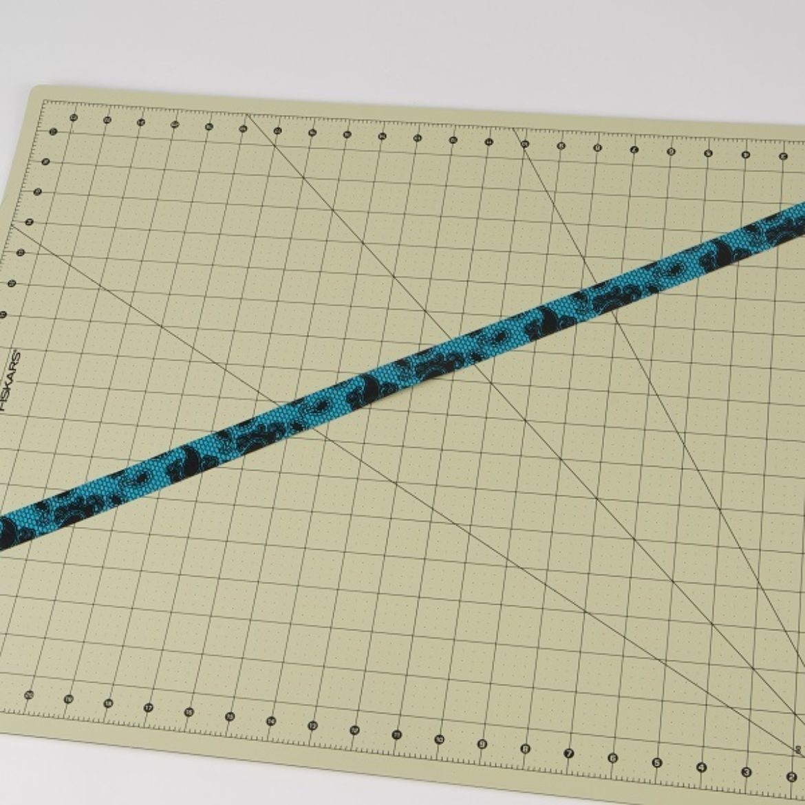 Double sided strip of Duck Tape created by folding a piece of tape over itself