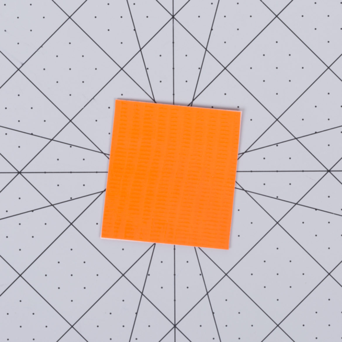 Small double piece of Orange Duck tape fabric