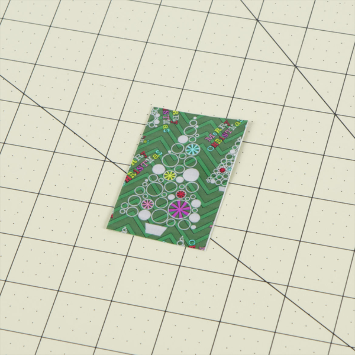 Duck Tape fabric made by folding a piece of tape length wise