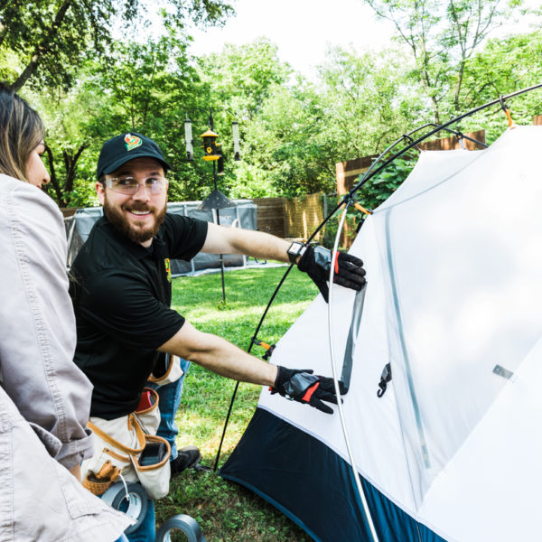 Duck Tape Man - Tent Repair