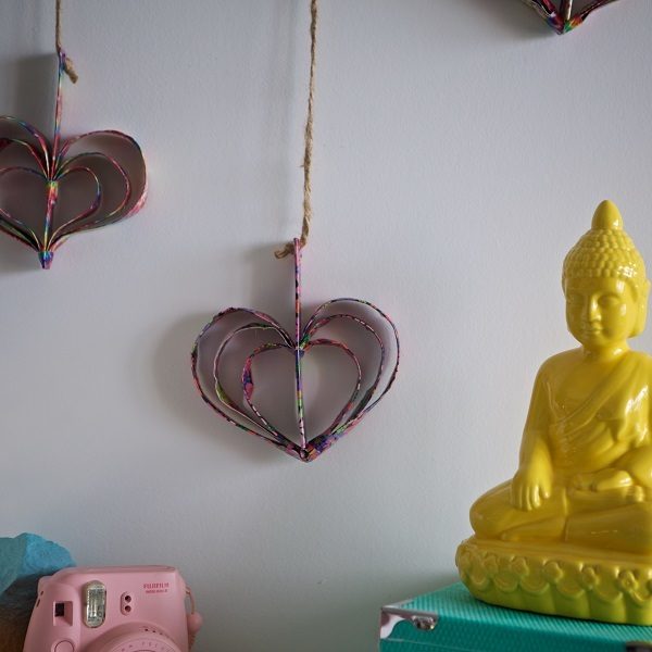 How-To: Duck Tape® Hanging Heart Décor