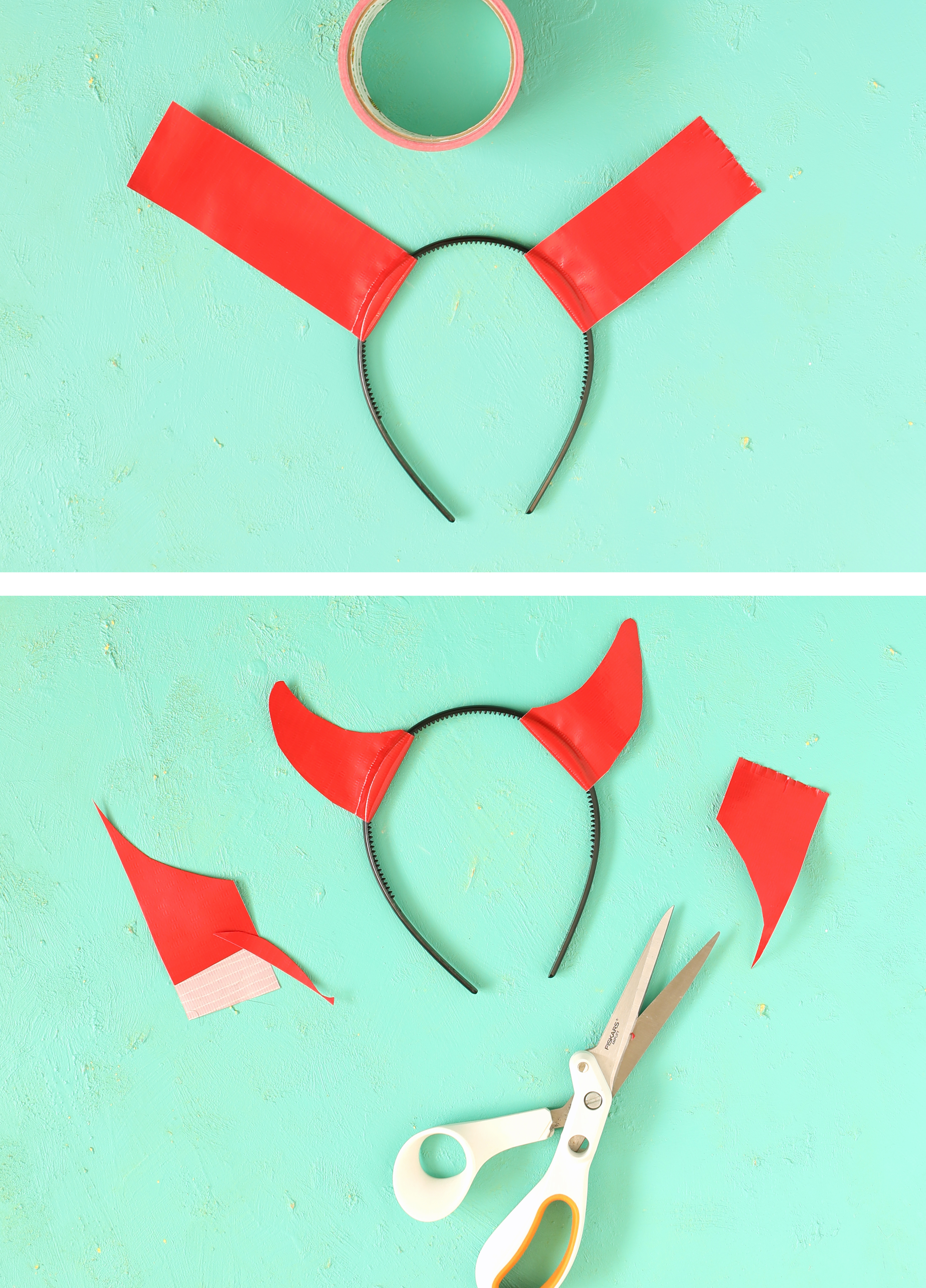 Cut devil horns