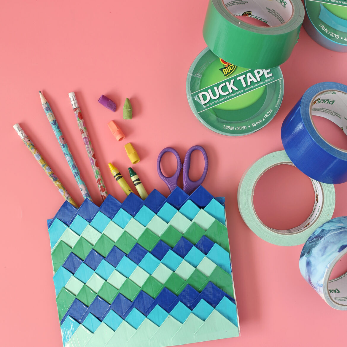 Duct tape clearance zipper pouch