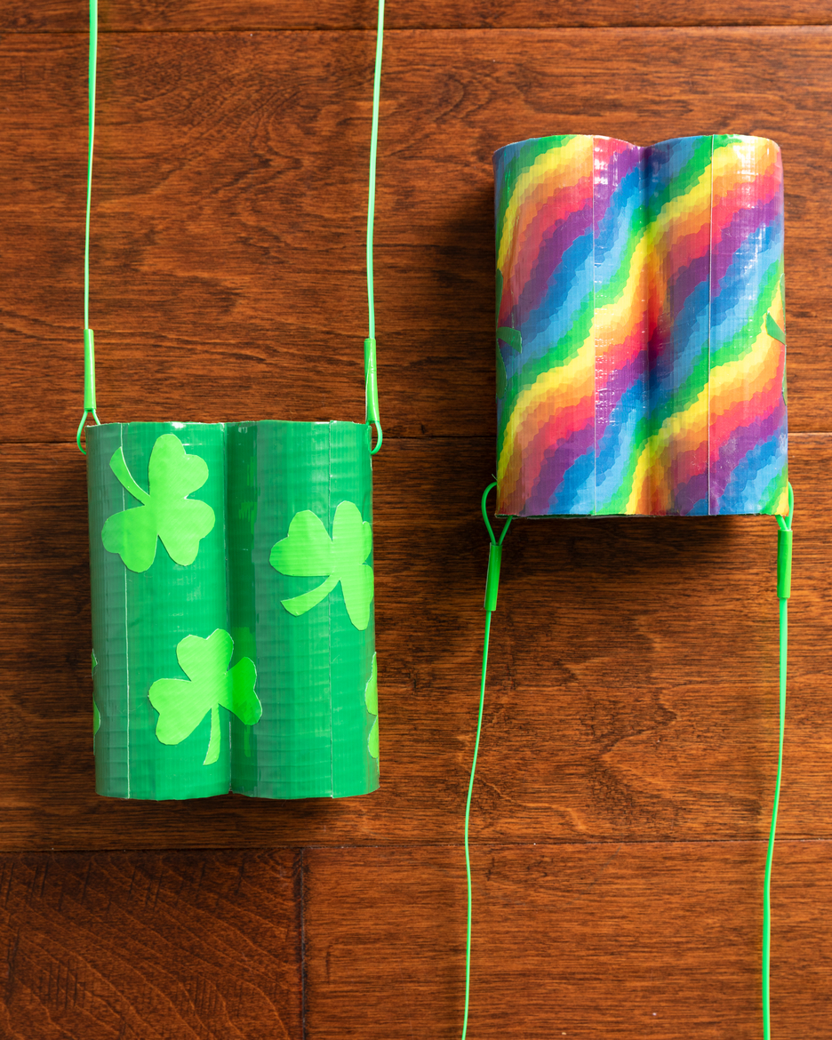 How-To: Duck Tape® Leprechaun Binoculars