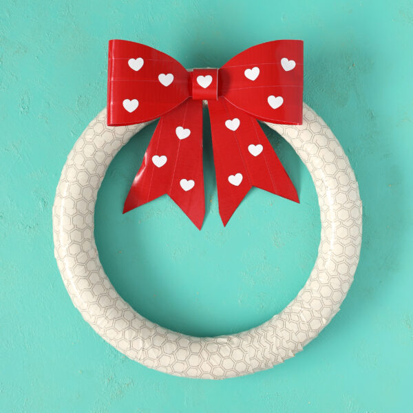 How-To: Duck Tape® Valentine's Day Wreath