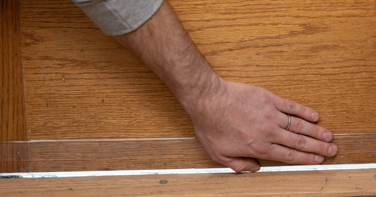 How To Install Adhesive Door Sweeps, Best Door Sweep For Hardwood Floors