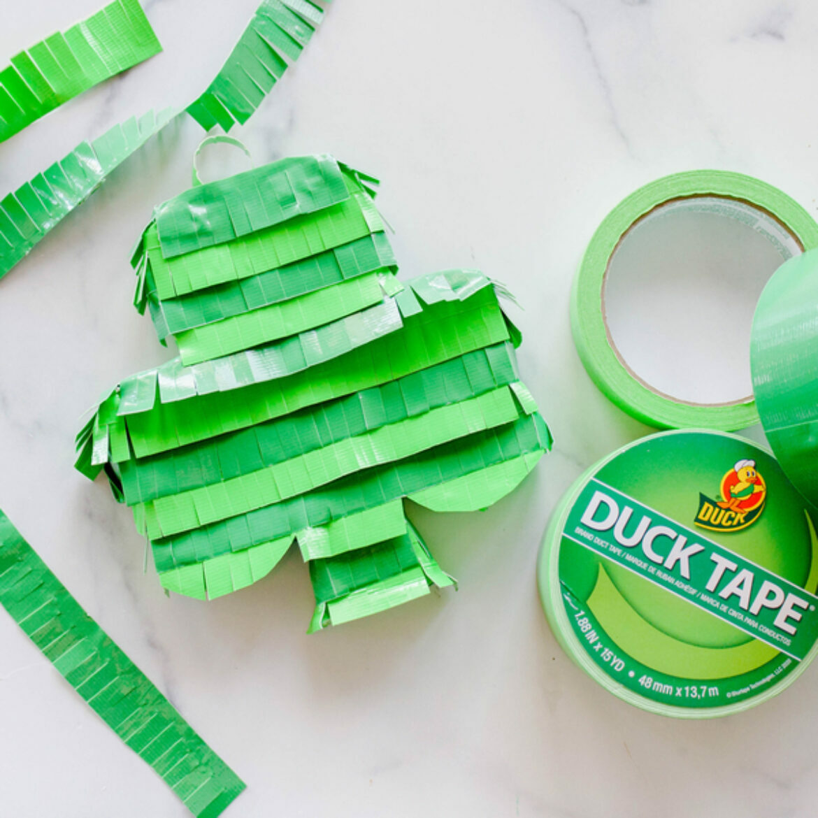 How-To: Miniature Shamrock Piñata with Duck Tape®
