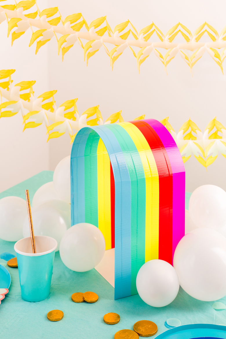 How-To: Rainbow Centerpiece with Duck Tape®