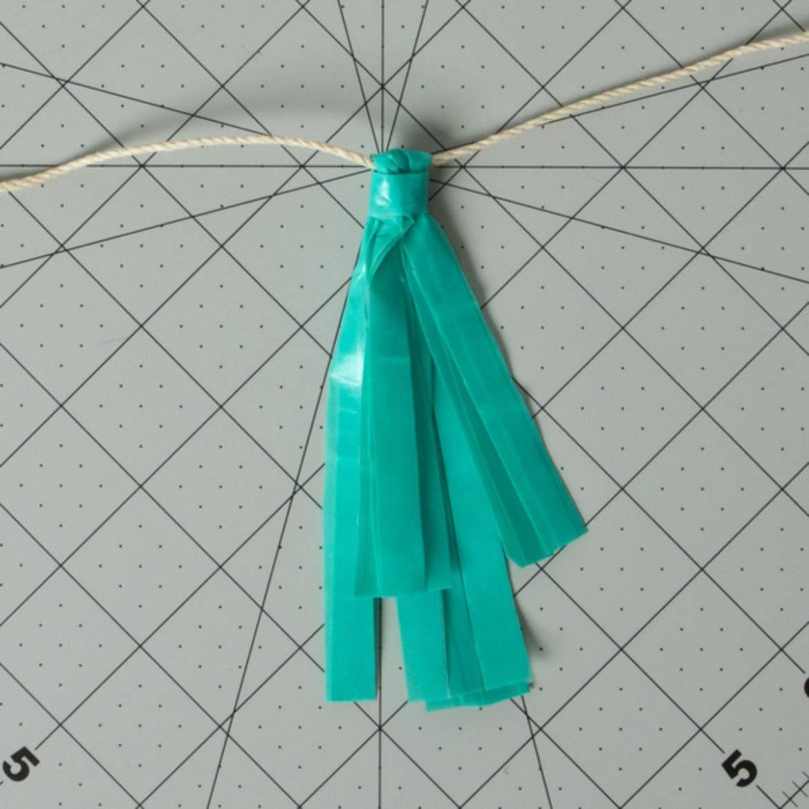 Small Tassle Garland Step 3