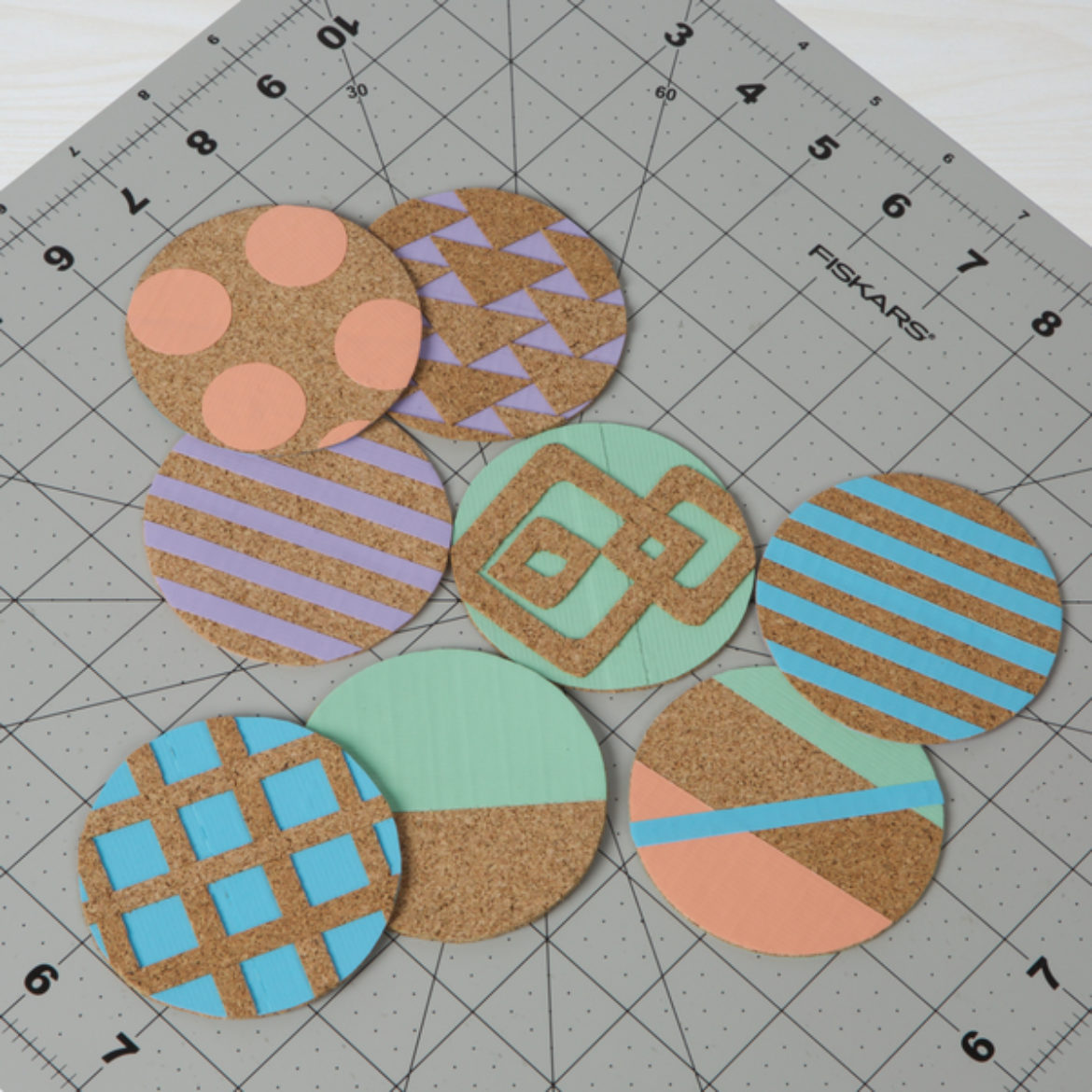 Various patterns and designs on other coasters for inspiration