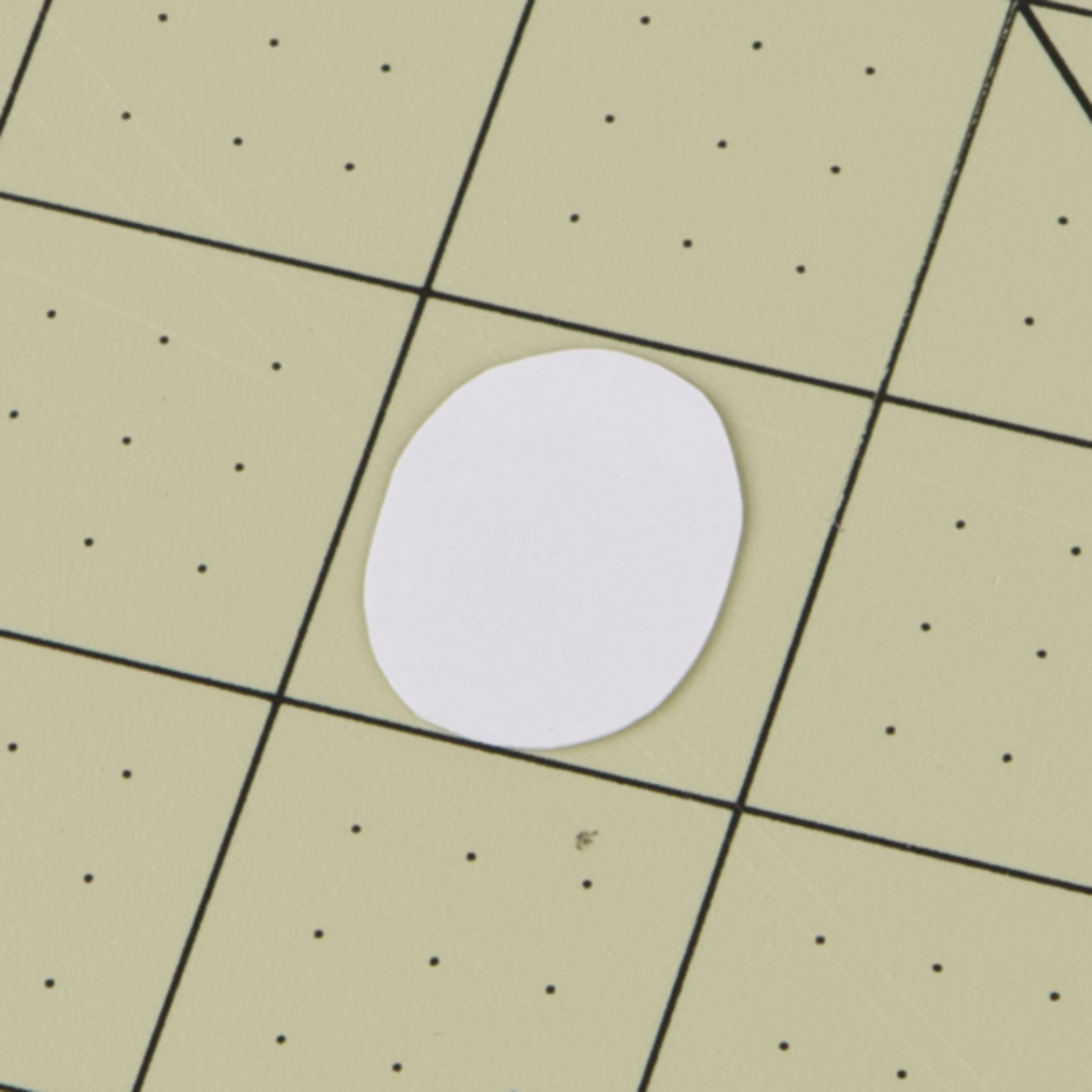 oval from previous step cut out
