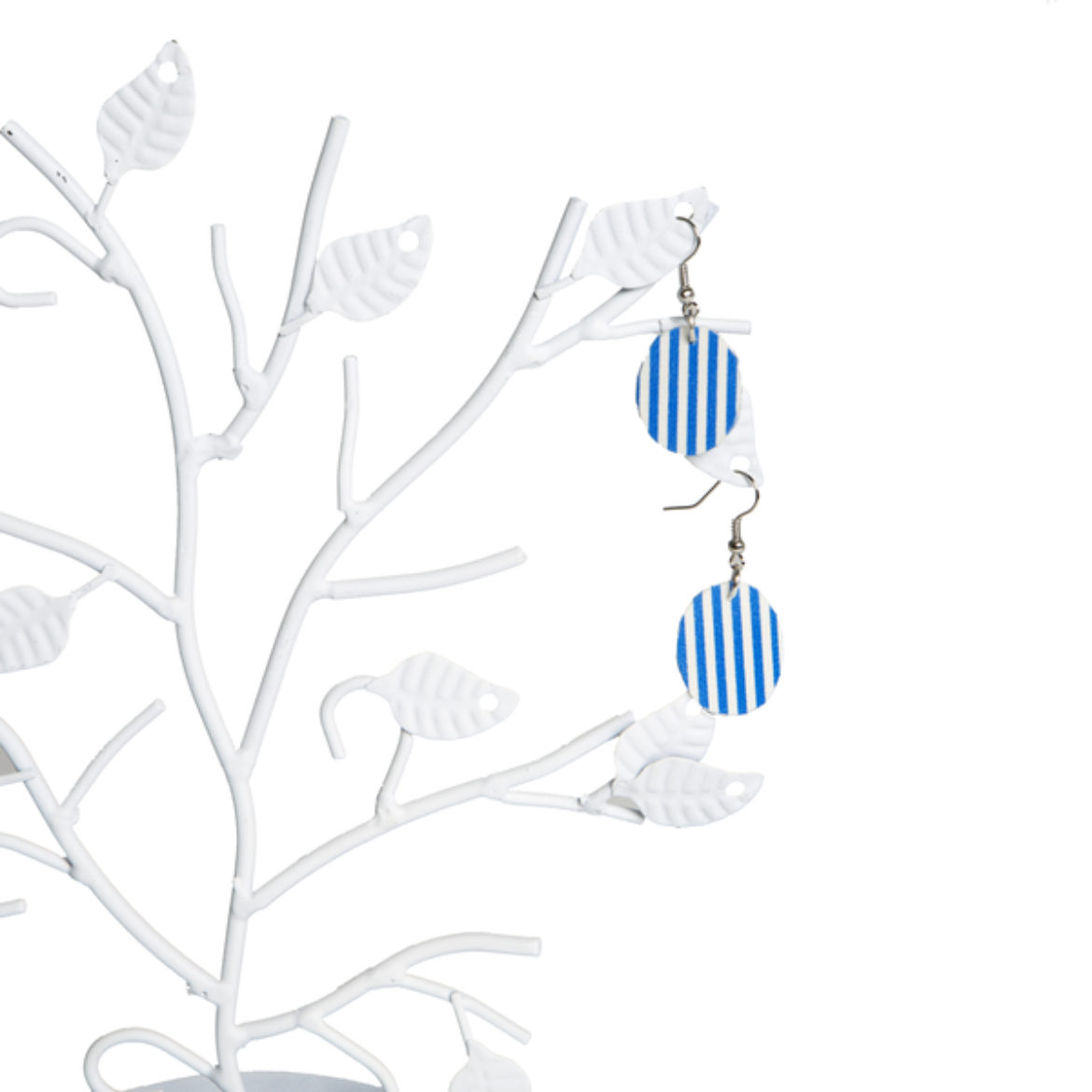 Completed Duck Tape® Rounded Earrings