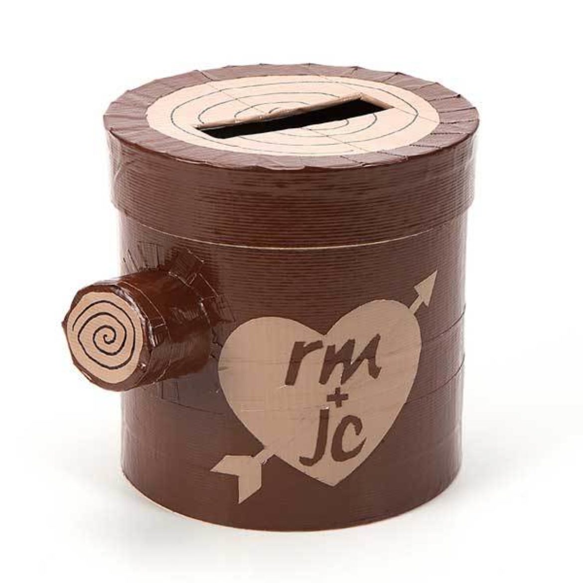 Completed Duck Tape® Stump Card Box