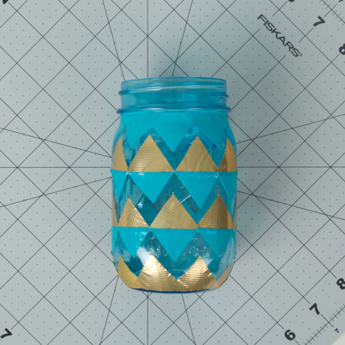 Tissue Mason Jar Step 2