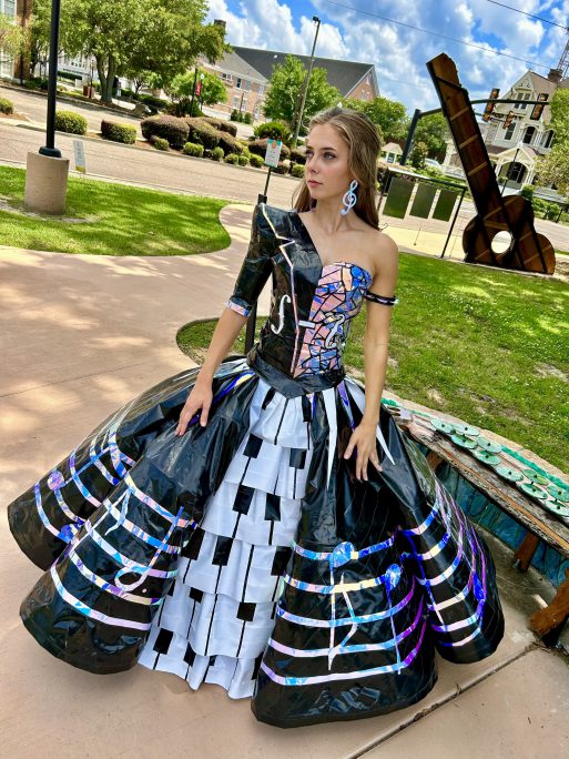 duct tape prom dress