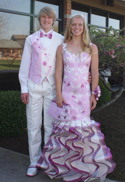 Duct Tape Prom Dress Winners 2017